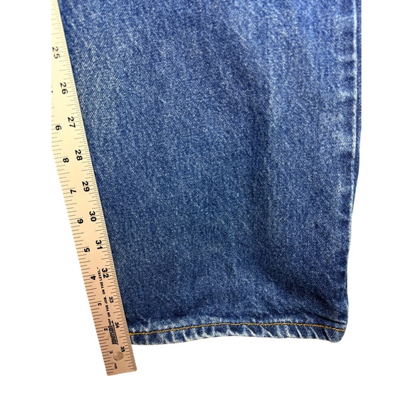 Vtg Y2K Levis 517 Bootcut Jeans Mens 38x34 Medium Wash Blue Pants - Picture 4 of 13